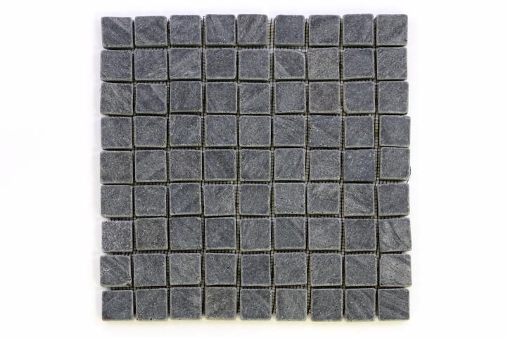 Divero Garth 1641 Mozaika z andezitu - černá 1 m2 - 30x30x0,4 cm
