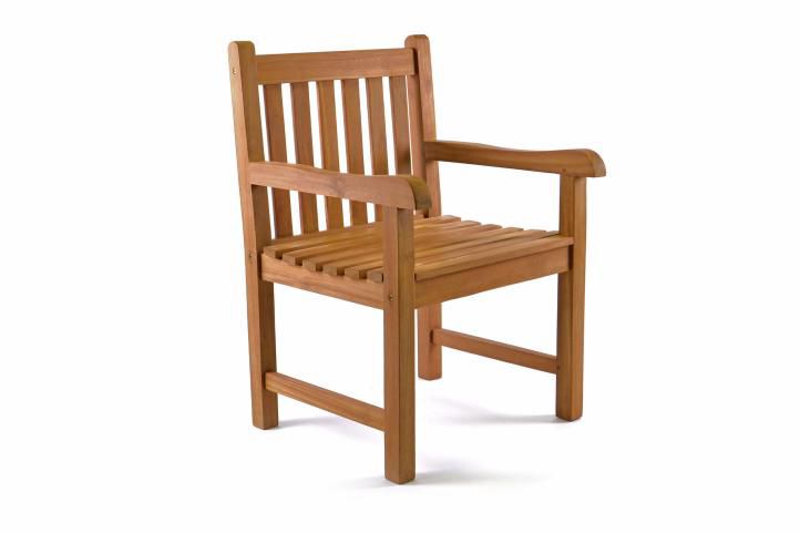 Divero 40768 Exkluzivní židle z týkového dřeva