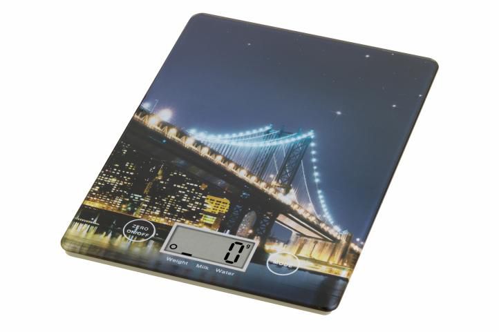 Kuchyňská digitální váha BROOKLYN 14 x 19,5 x 1,2 cm
