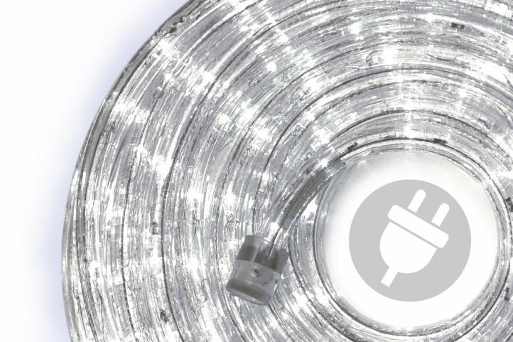 Nexos 542 LED svetelný kábel 10 m - studená biela, 240 diód