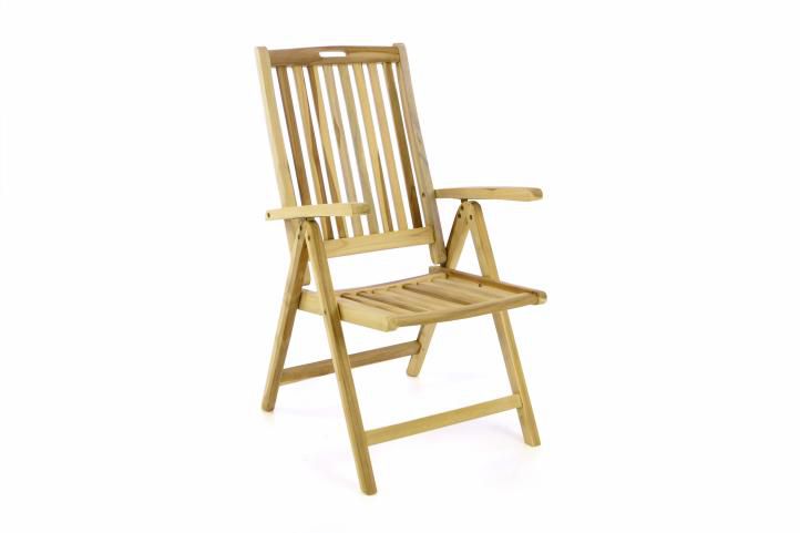 Divero 54742 Zahradní skládací židle dřevěná