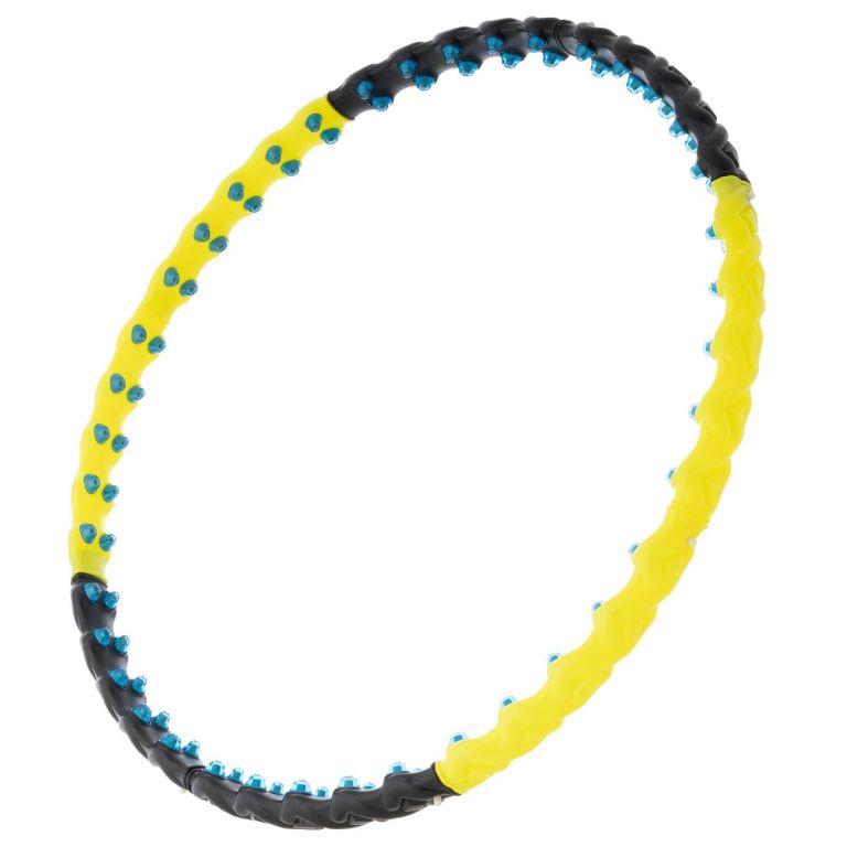 MAXXIVA® 85908 MAXXIVA Hula Hoop masážní obruč, 108 cm, černo-žlutá