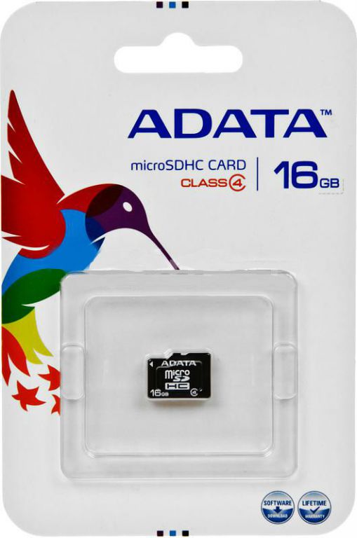 Paměťová karta Adata MicroSDHC 16GB Class4