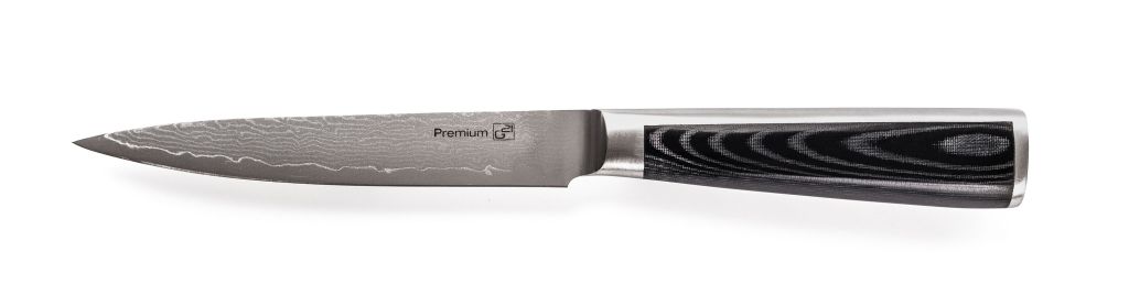 G21 89615 G21 Kuchyňský nůž, damascénská ocel, 13 cm