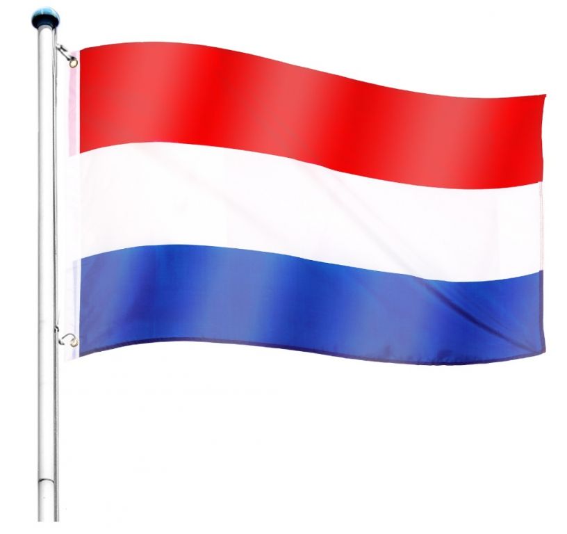 Tuin 60939 Vlajkový stožár vč. vlajky Nizozemí - 6,50 m