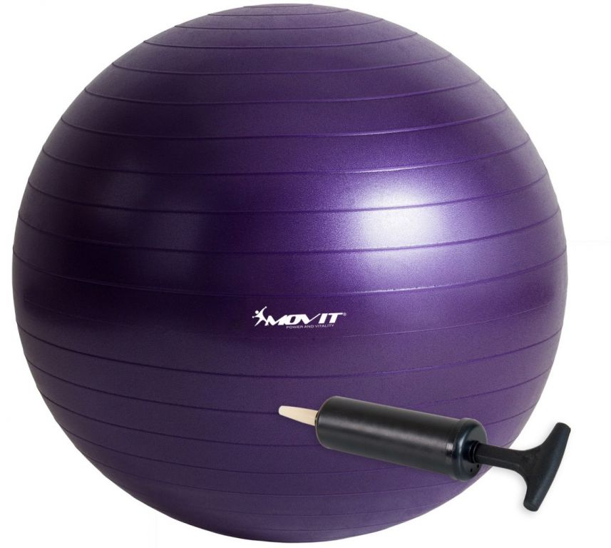 Gymnastický míč MOVIT - fialová - 65cm