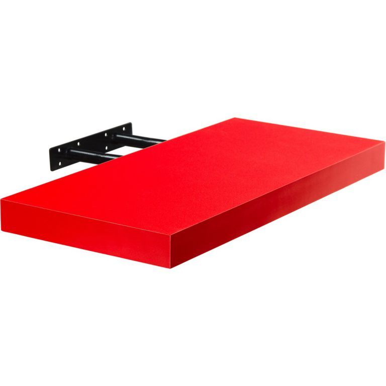 75641  Stilista Volato nástěnná police, 100 cm, červená