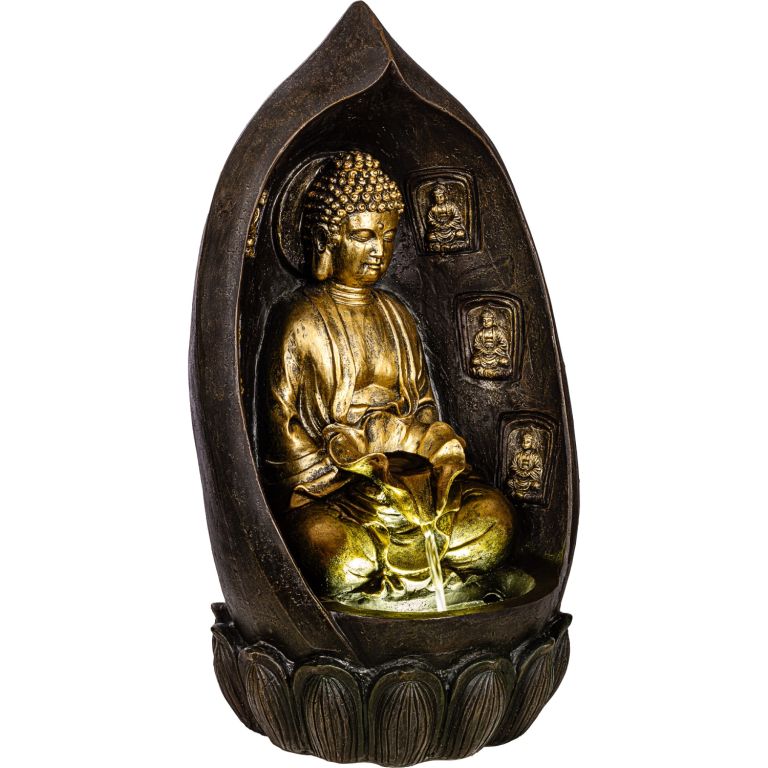 Stilista 90088 STILISTA Zahradní fontána Buddha, 35 x 29 x 64 cm