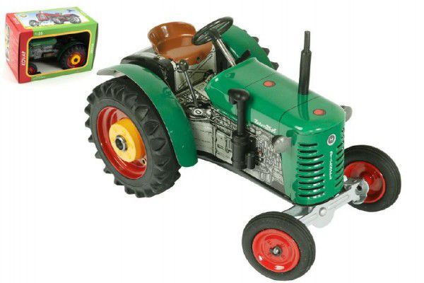 Kovap Zetor Traktor 2zelený na klíček kov 11:2v krabičce