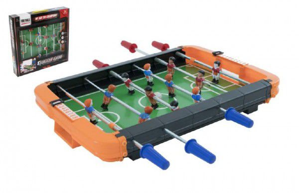 Kopaná/Fotbal stolní kovová táhla v krabici 44x43x7cm