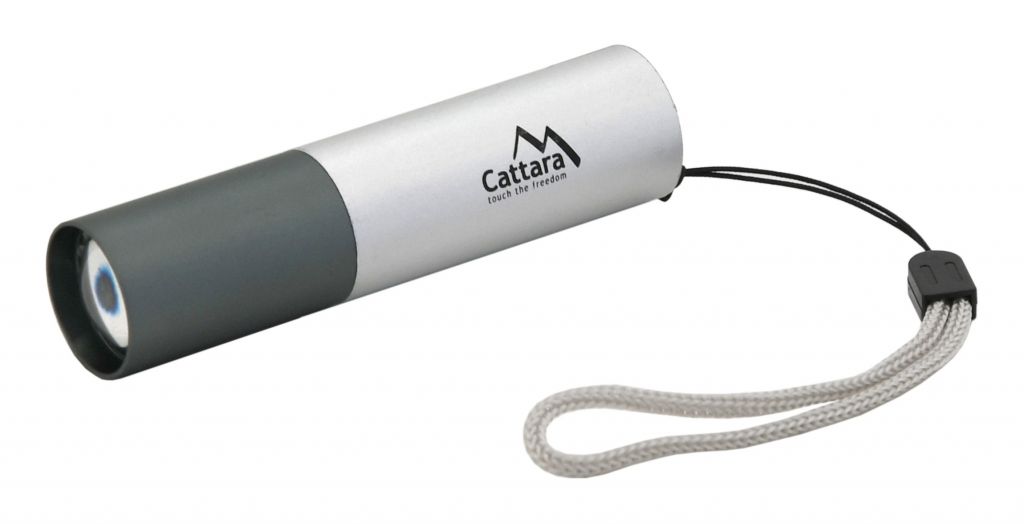 Cattara 85127 Cattara Kapesní svítilna LED 120lm, stříbrná