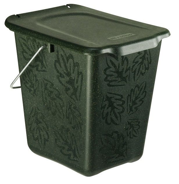 Rojaplast 91385 Kompostovací kbelík GREENLINE, 7 L, tmavě zelený
