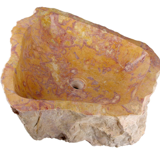 Mramorové umyvadlo Savona Ø 35–40 cm, přírodní kámen