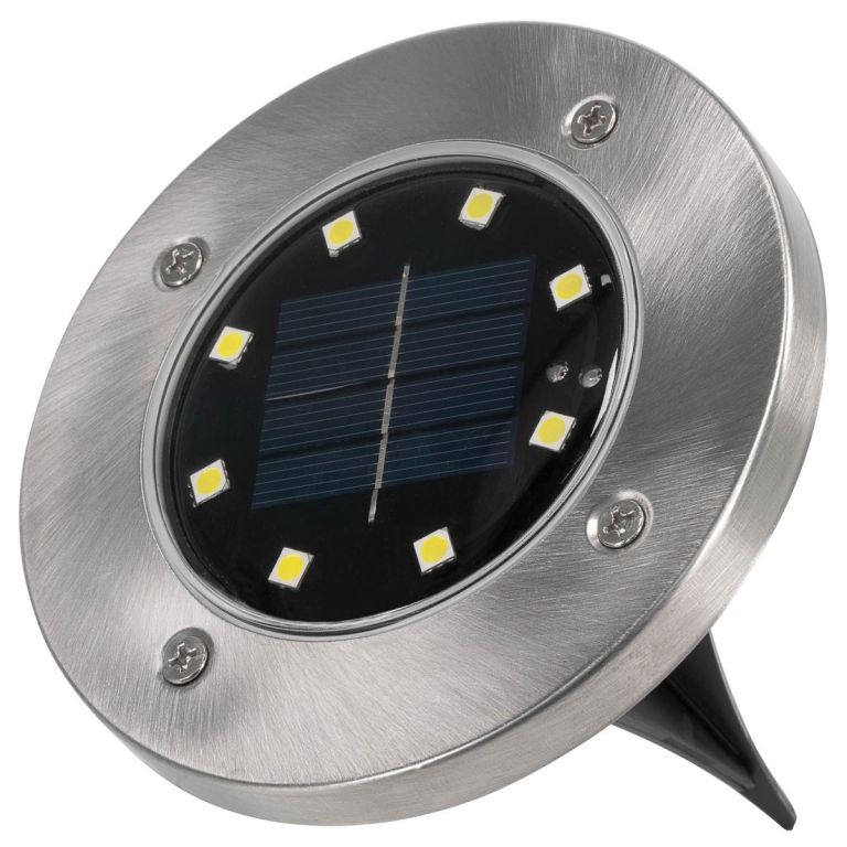 Solární zahradní vestavěné svítidlo Garth se 3 LED diodami