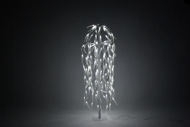 Světelná dekorace, vrba, 85 cm, 140 LED, studeně bílá