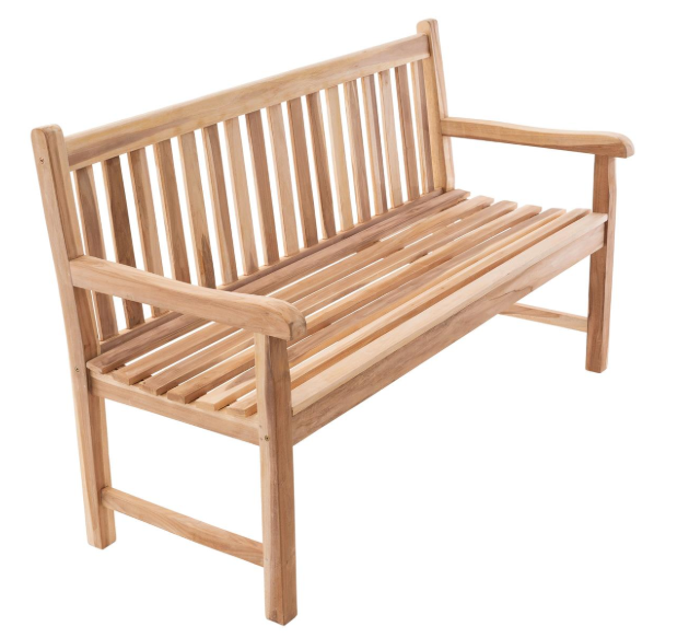 Divero 35520 Záhradná lavica masív 3-miestna 150 cm