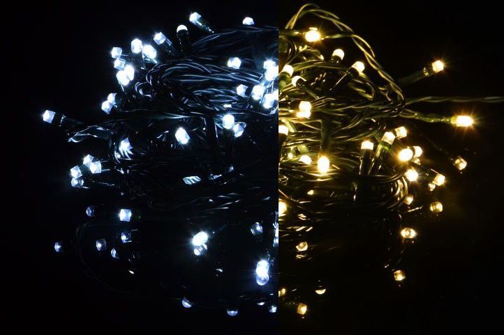 Nexos 39235 Vianočná svetelná reťaz 40 LED - 9 blikajúcich funkcií - 3,9 m