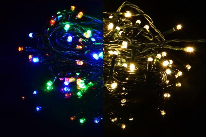 NEXOS Vianočná reťaz 39,9 m, 400 LED, 9 blikajúcich funkcií