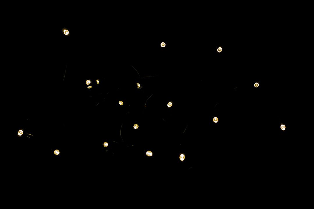 Vánoční LED osvětlení 1,35 m, 10 LED, teple bílé