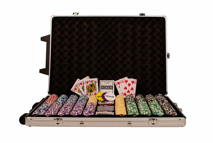 Levně Garthen OCEAN Trolley CHAMPION CHIP 496 Poker set 1000 ks žetonů