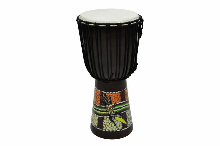 Africký buben Djembe, ručně malovaný, 60 cm