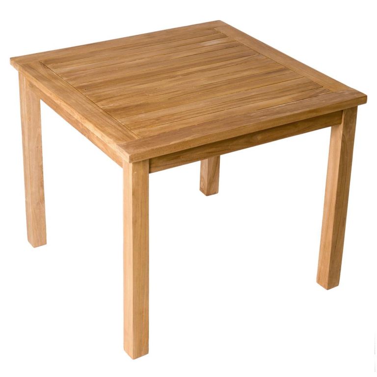 Divero záhradný drevený stôl, 90 x 90 x 75 cm