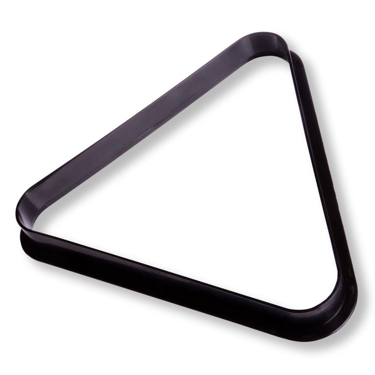 Trojúhelník plastový, černý, 57,2 mm