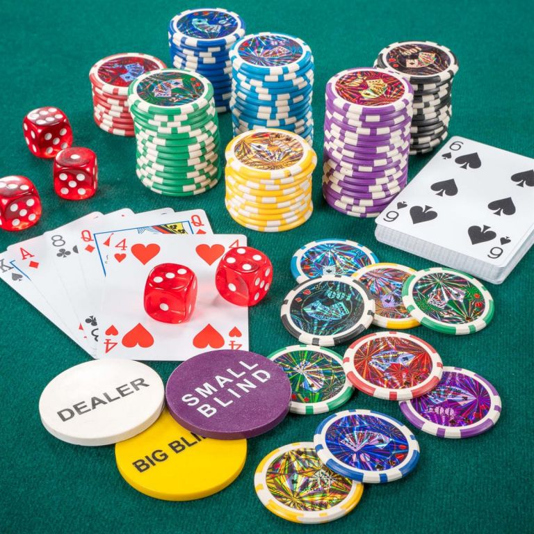 Tuin Pokerový kufr Texas Holdem Black Jack s laserovými žetony