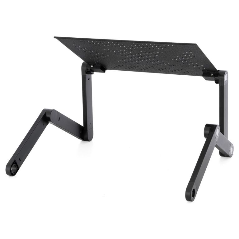 Garthen 71704 Notebookový stôl - 42 x 28 cm, čierny