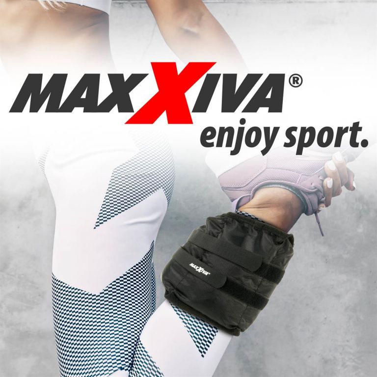MAXXIVA® 84975 MAXXIVA Zátěžové manžety, 2 x 3 kg, černá