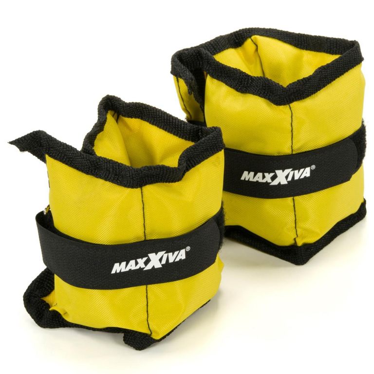MAXXIVA® 84977 MAXXIVA Zátěžové manžety, 2 x 0,5 kg, žlutá