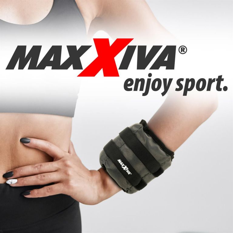 MAXXIVA® 84979 MAXXIVA Zátěžové manžety, 2 x 1,5 kg, šedá