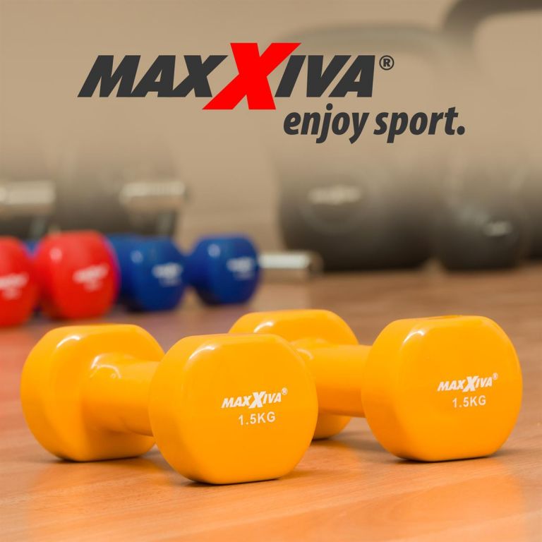 MAXXIVA 85020 sada vinylových činiek 2 x 1,5 kg, oranžová