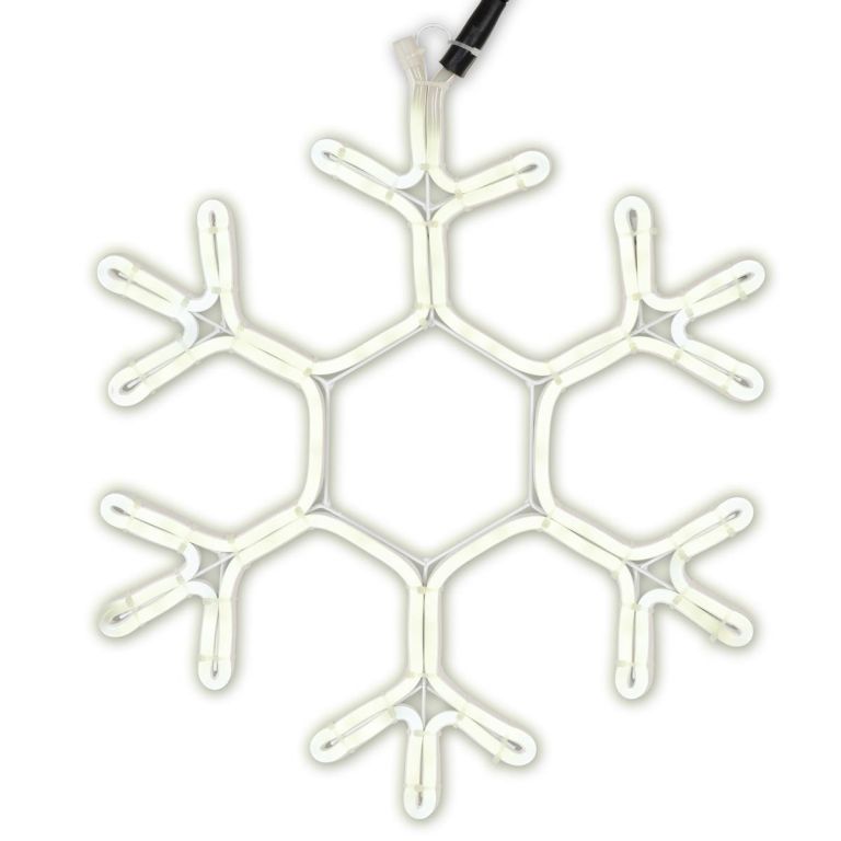 Světelná sněhová vločka 40 x 35 cm, 360 LED, studeně bílá