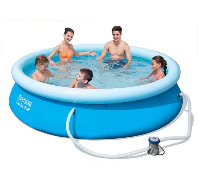 Bazén samostavěcí s filtrem, 305 x 76 cm