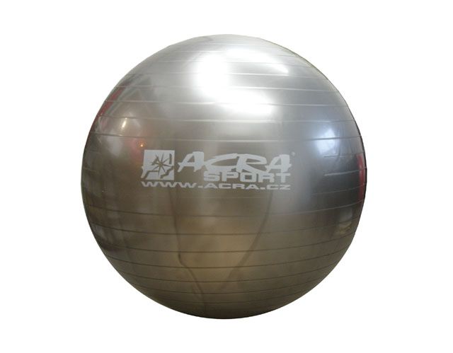 Gymnastická lopta (gymball) 850 mm sivá