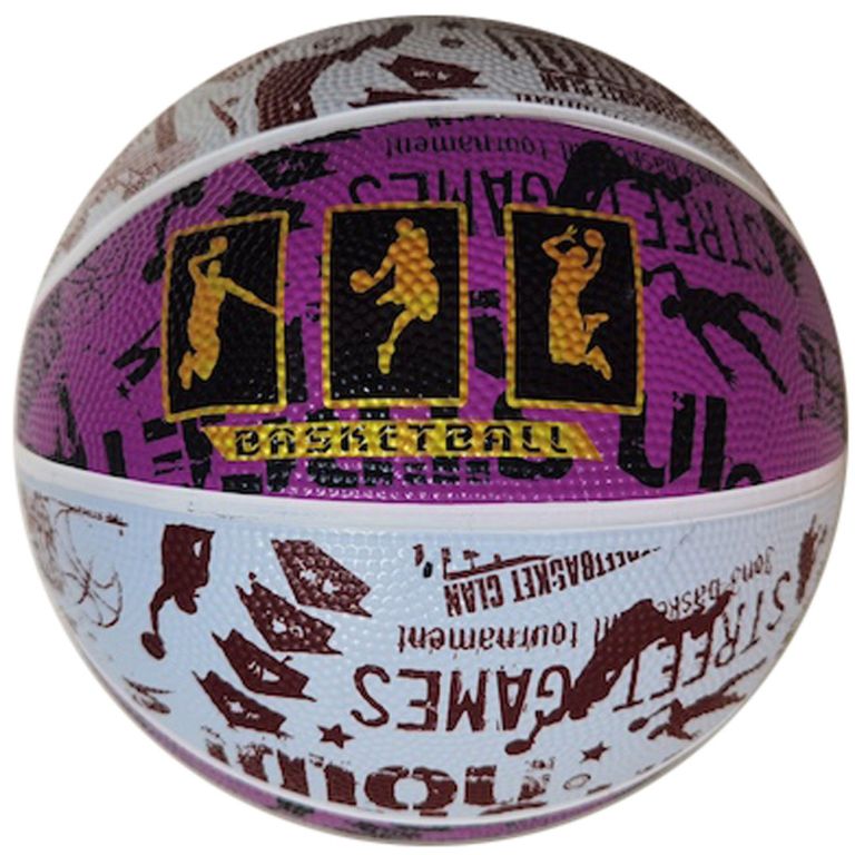 Levně Acra Sport 4378 Basketbalový míč s potiskem vel. 5