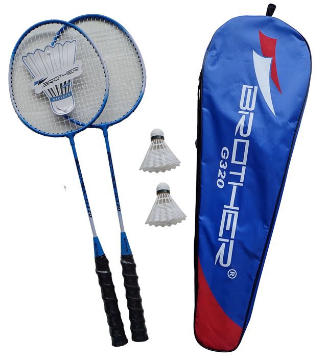 Set badminton - 2 palete + coș