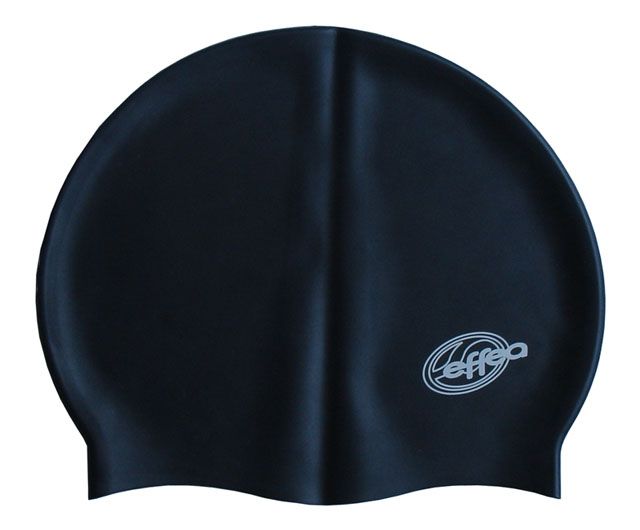Silikonová plavecká čepice Effea, černá