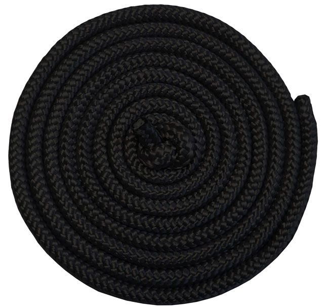 Gymnastické švihadlo - 3 m, černé