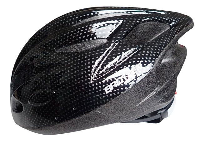 Černá cyklistická helma, velikost M (55-58cm)