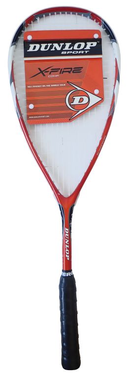 Dunlop Raketa squashová kompozitová, červená
