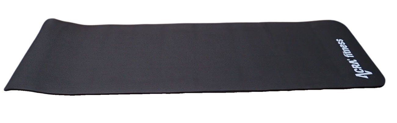 ACRA Gymnastická podložka 183 x 60 x 1,2 cm, černá