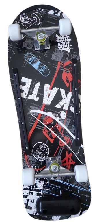 Levně Acra Sport Skateboard barevný S2-černý