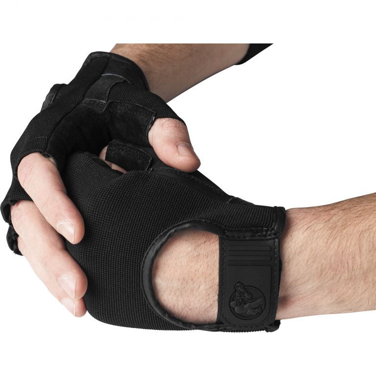 Gorilla Sports Tréningové rukavice, čierne, L