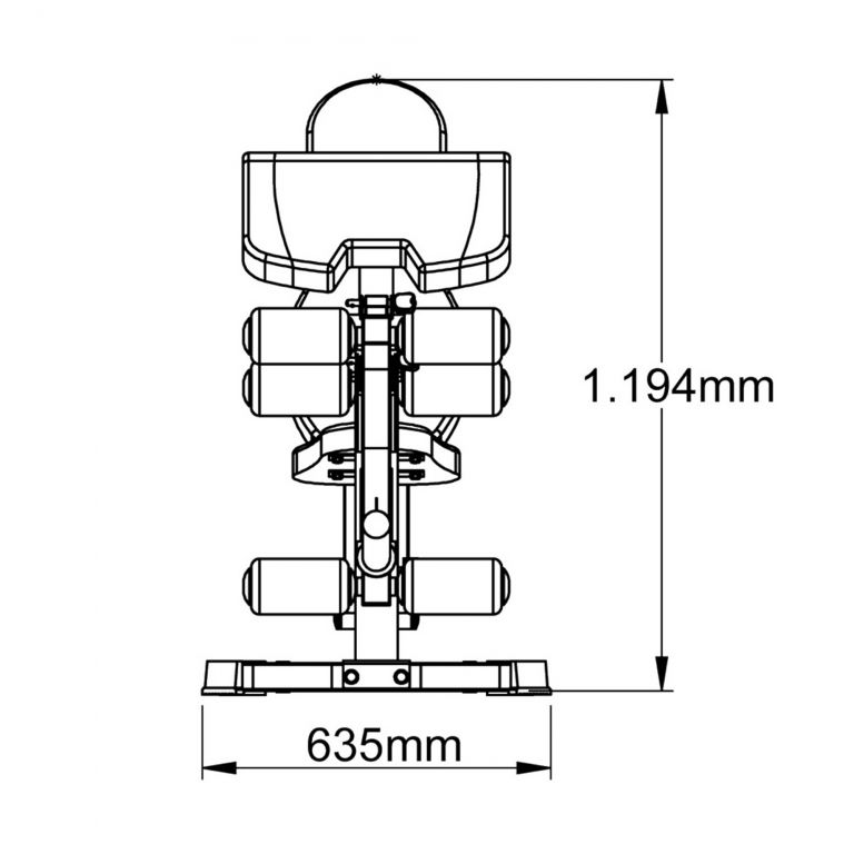 MAXXUS Multifunkční posilovací věž, 162,5 x 219,7 x 218,5 cm