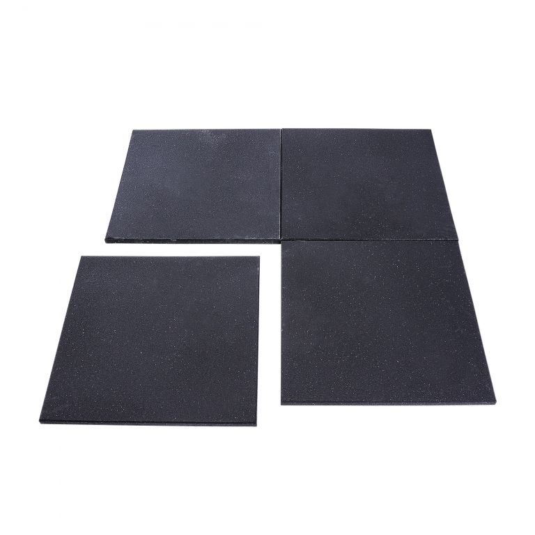 Gorilla Sports Podlahová rohož čierna, 50 x 50 x 2 cm, 4 ks