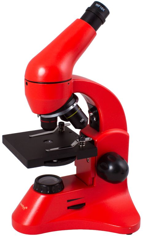 LEVENHUK Mikroskop Rainbow 50L PLUS, červený