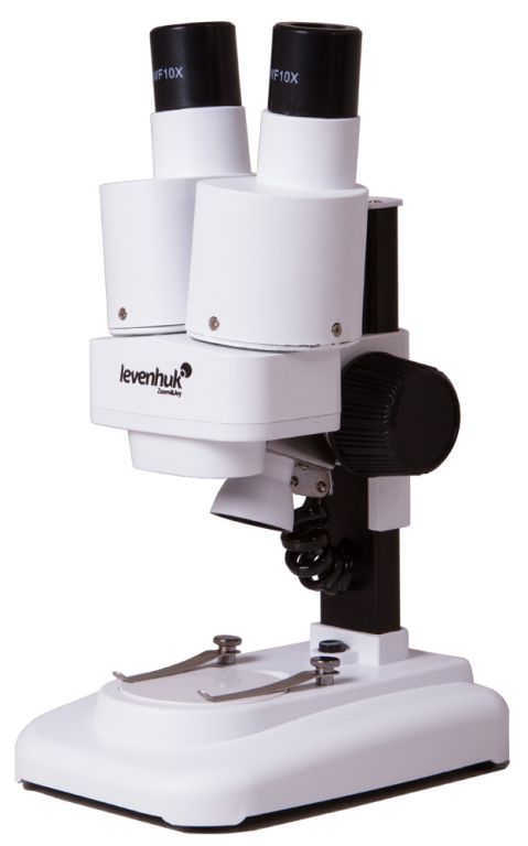 LEVENHUK Mikroskop 1ST, zvětšení až 20 x, bílý