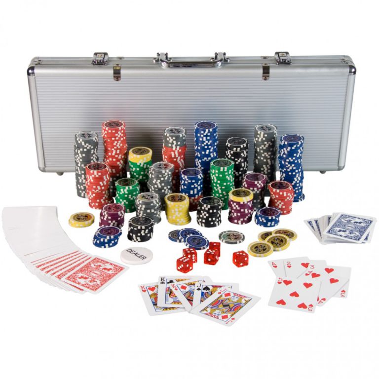 Set de poker - 500 de jetoane laser Ultim